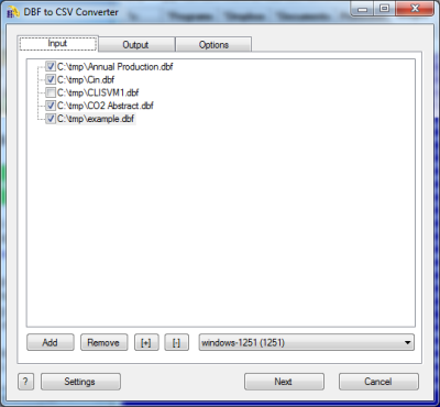 Dbf to csv converter for mac